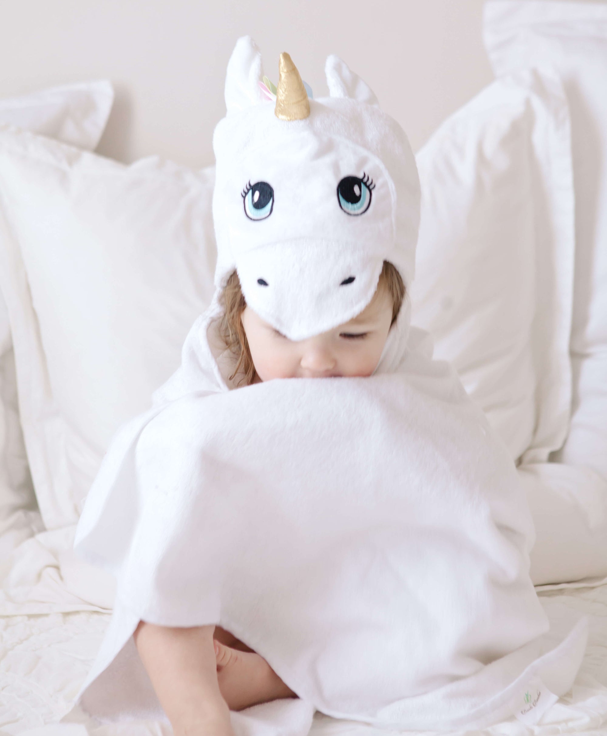 toddler hooded towel white unicorn bamboo towel buttery soft ultra absorbent baby towel