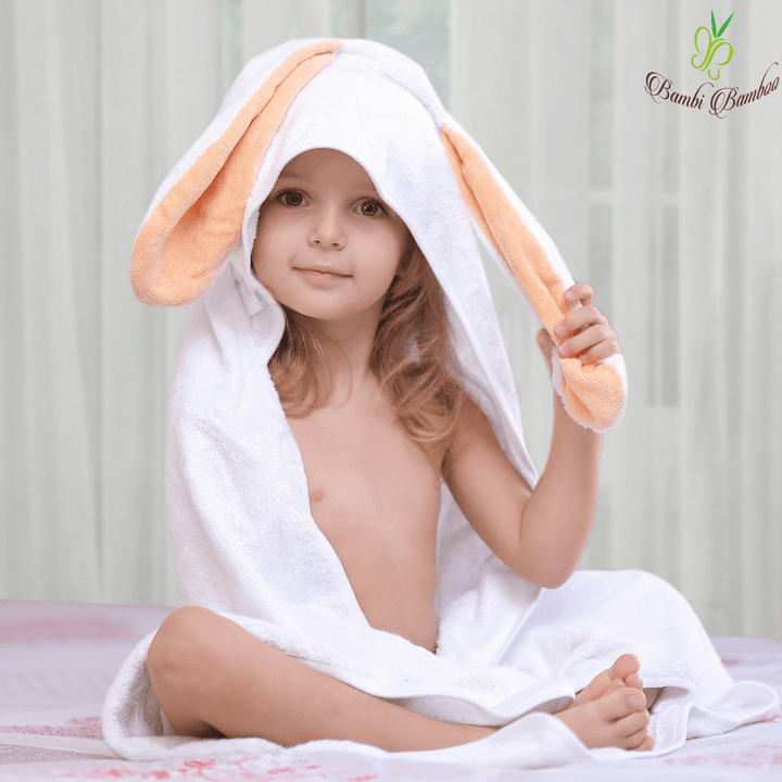 Amber Bunny Hooded Towel & 2 Washcloths